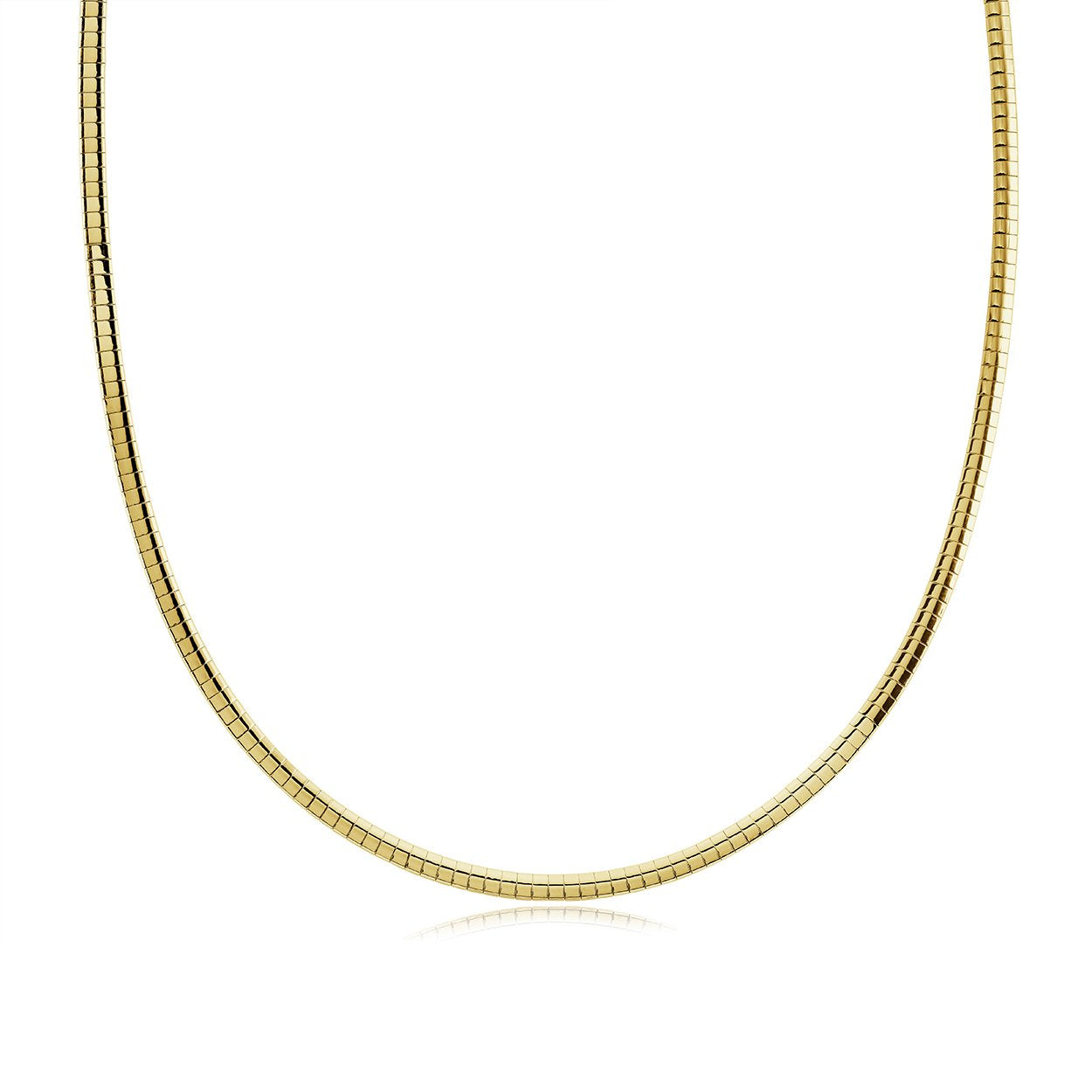 4MM-OMEGA-LINK NECKLACE