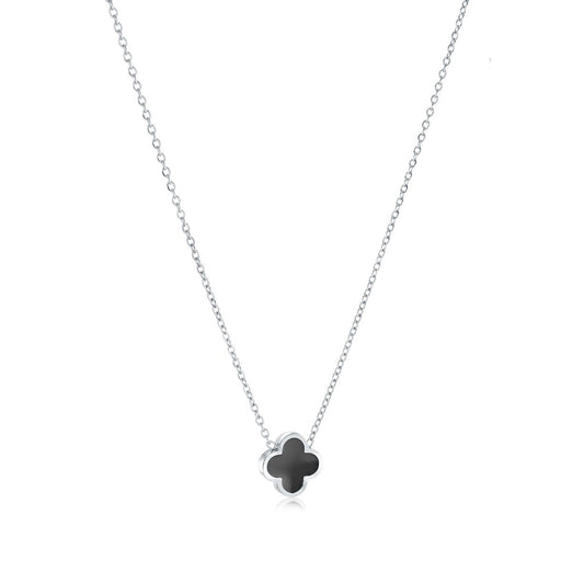 ENAMEL CLOVER PENDANT