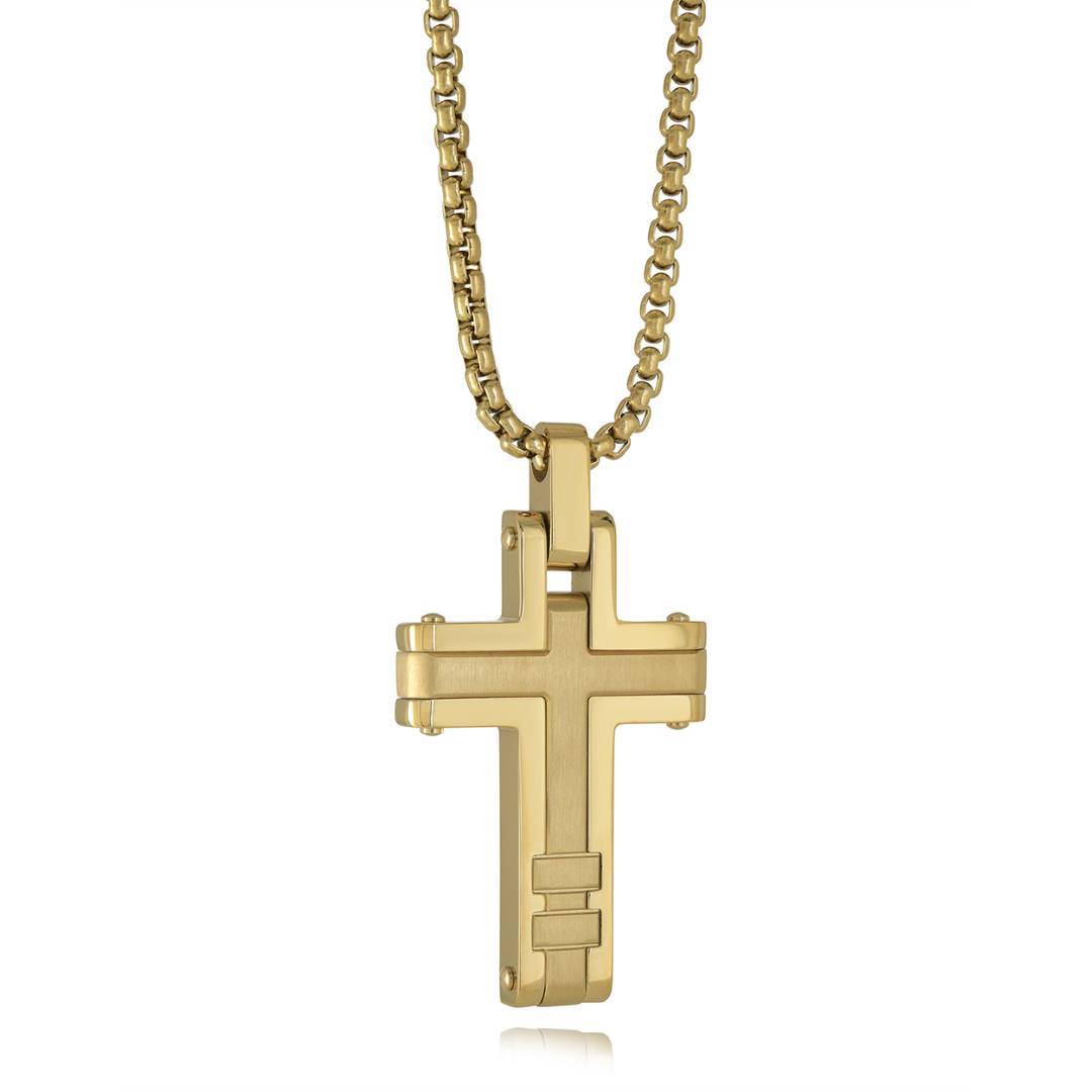 BRUSHED/POLISHED CROSS