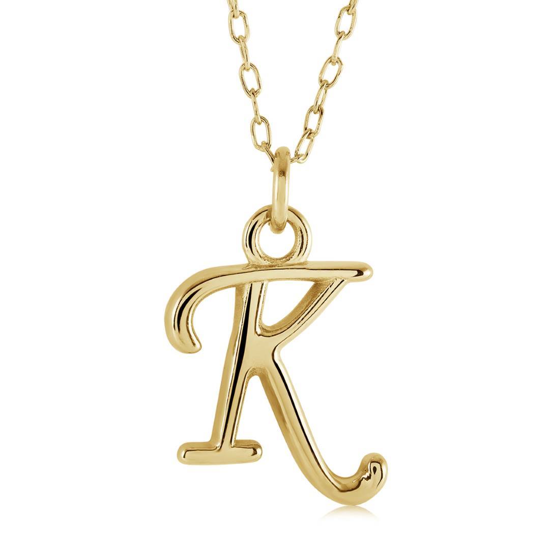 CURSIVE INITIAL NECKLACE