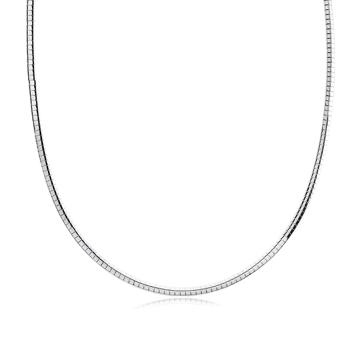 4MM-OMEGA-LINK NECKLACE