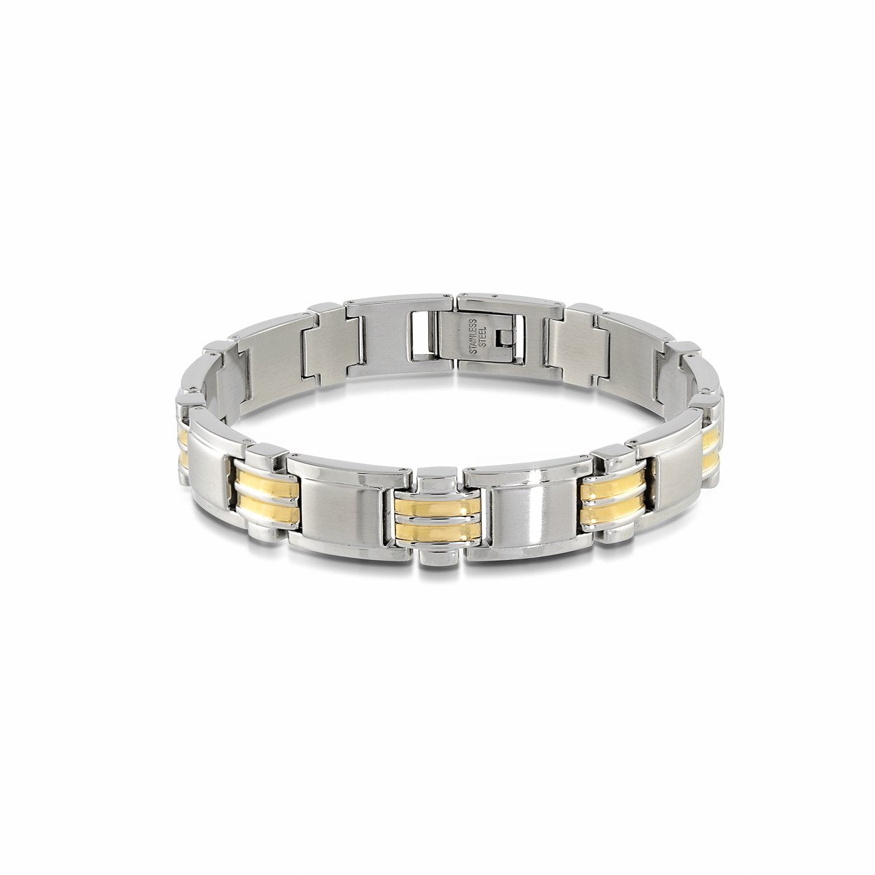 11MM BRUSHED LINK BRACELET