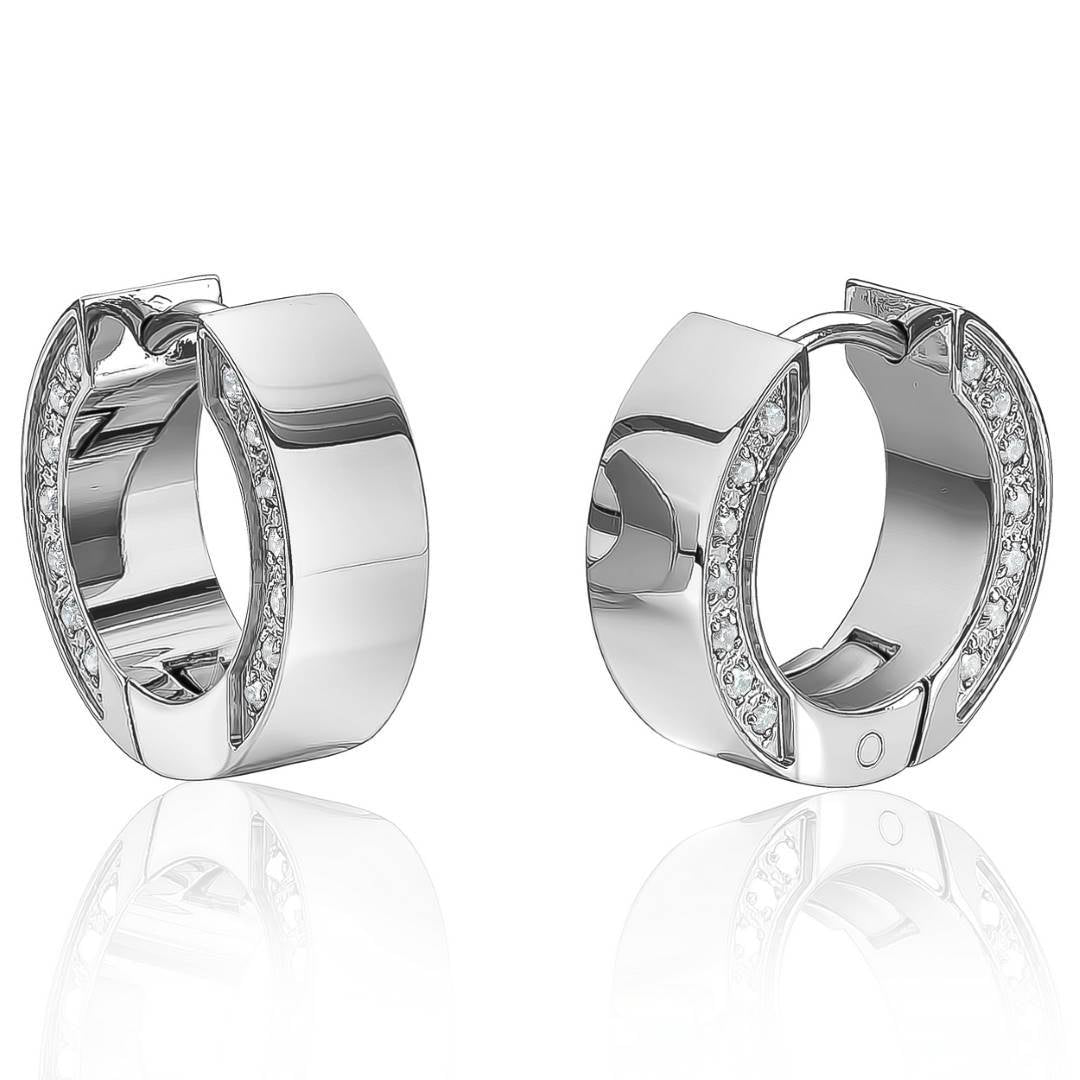 INSIDE CZ EARRINGS