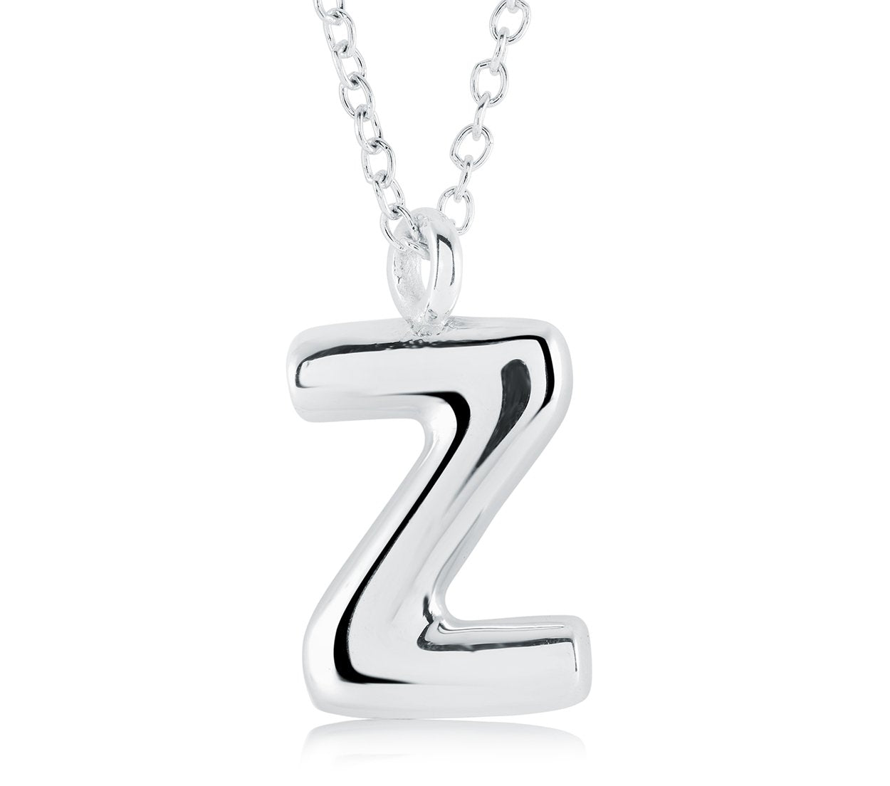 BUBBLE INITIAL NECKLACE