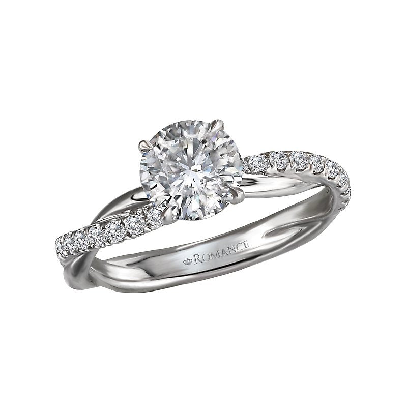 Romance Semi-Mount Diamond Engagement Ring