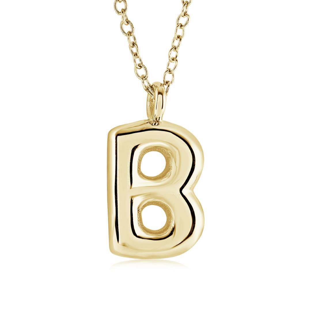 BUBBLE INITIAL NECKLACE