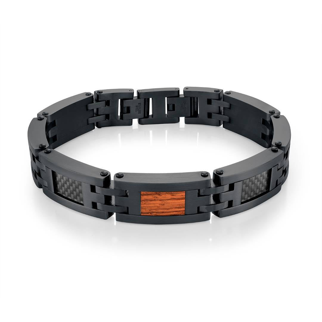12MM CARBONO WOOD BRACELET