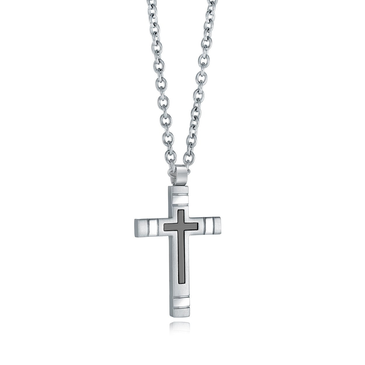 BLACK CENTRE CROSS