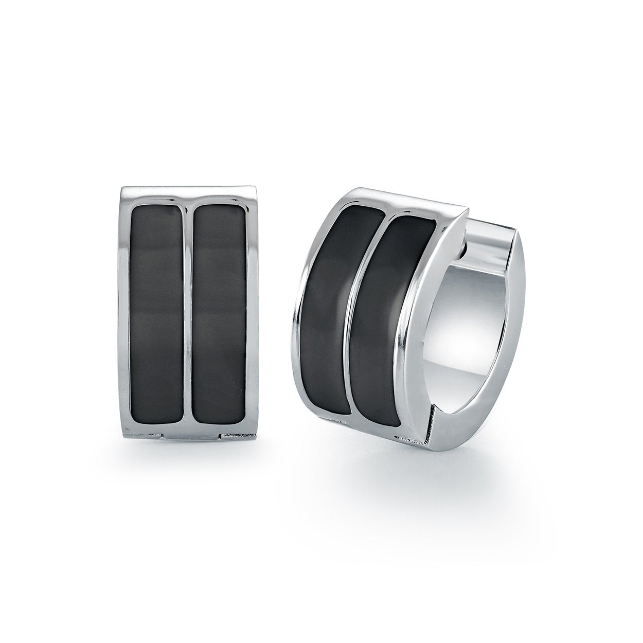 DOUBLE-ROW ENAMEL HOOPS