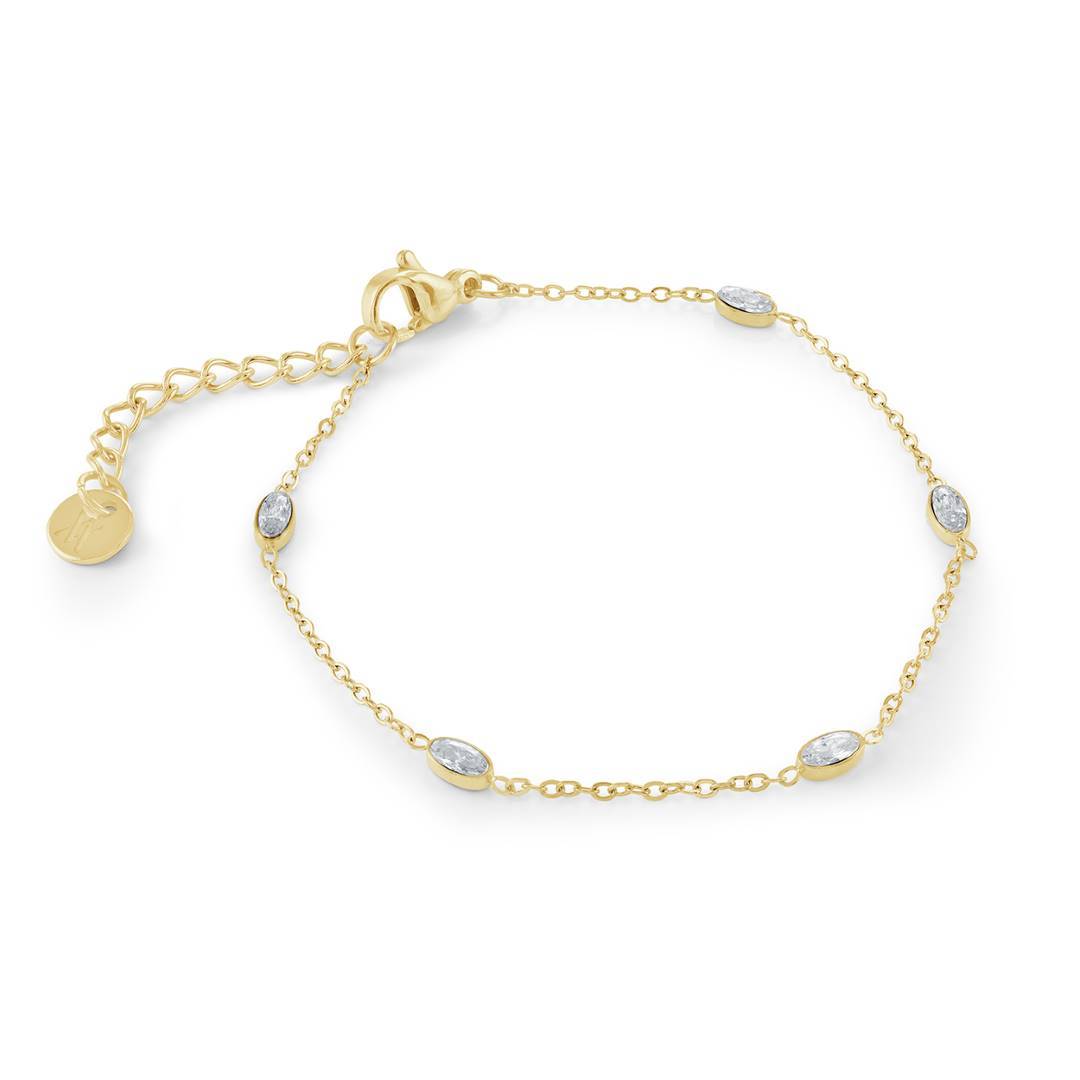 OVAL STATION ANKLET