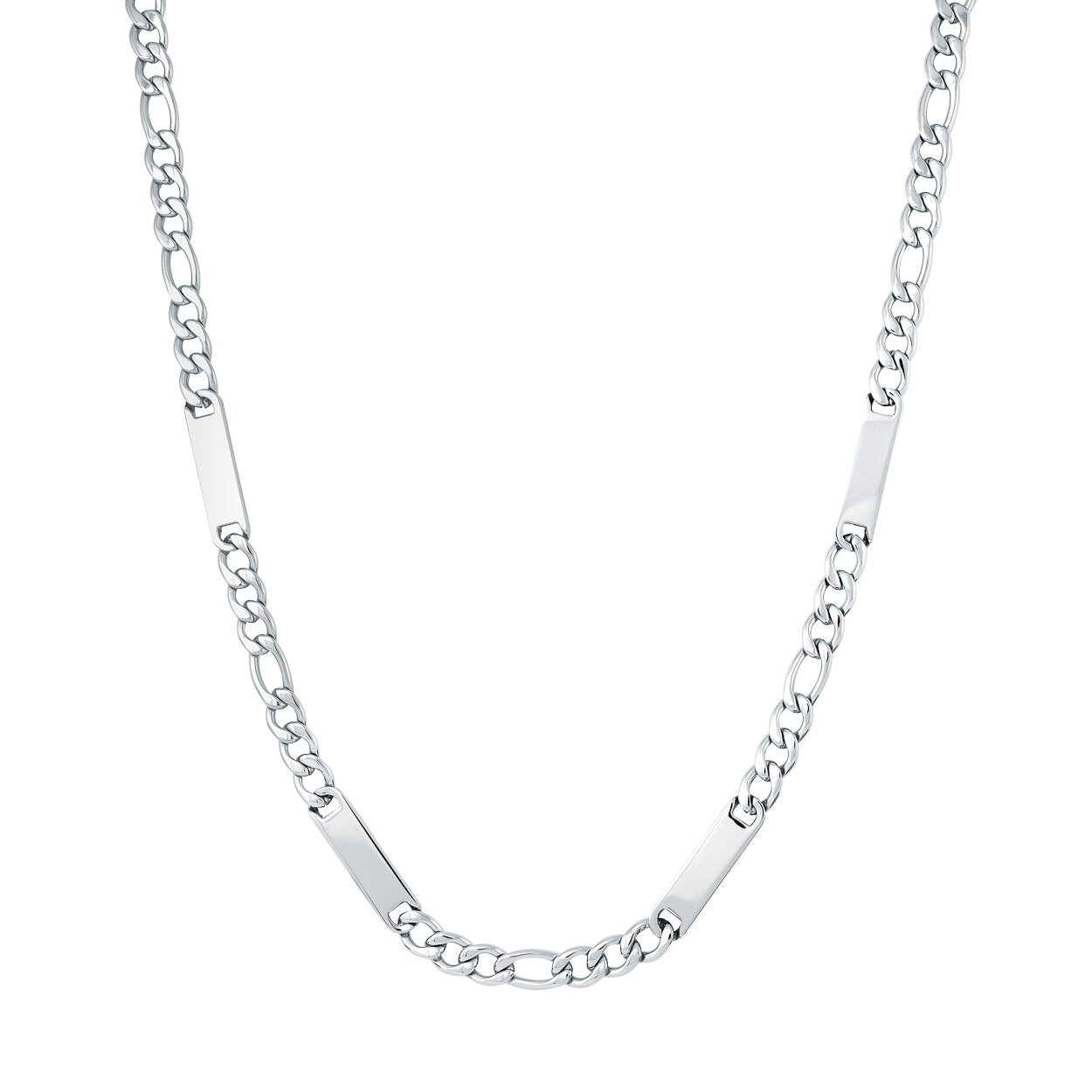 6MM ENGRAVABLE FIGARO CHAIN
