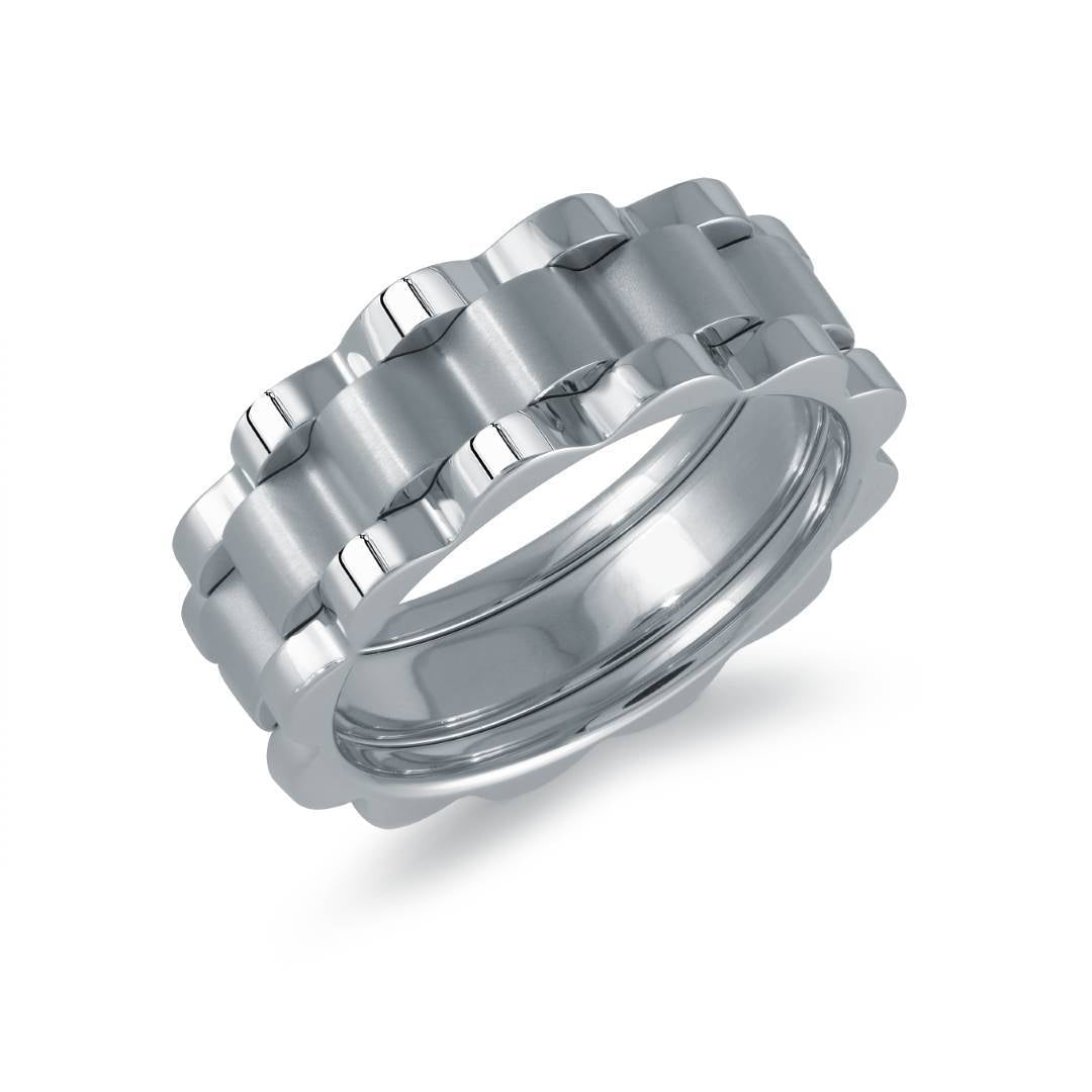 8MM WATCH LINK RING
