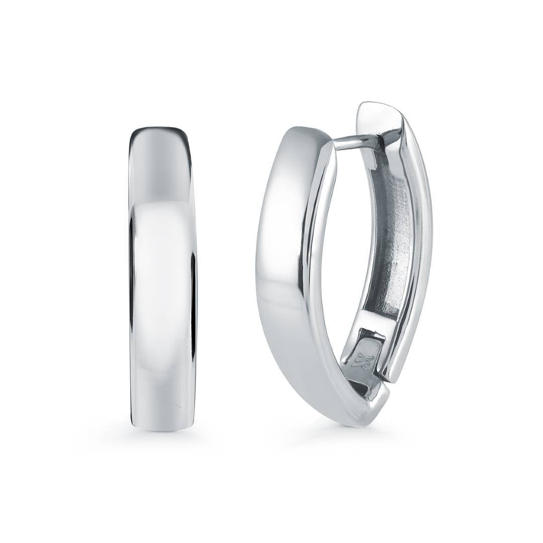 14MM OVAL HOOPS