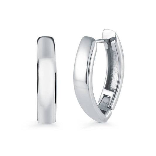 14MM OVAL HOOPS