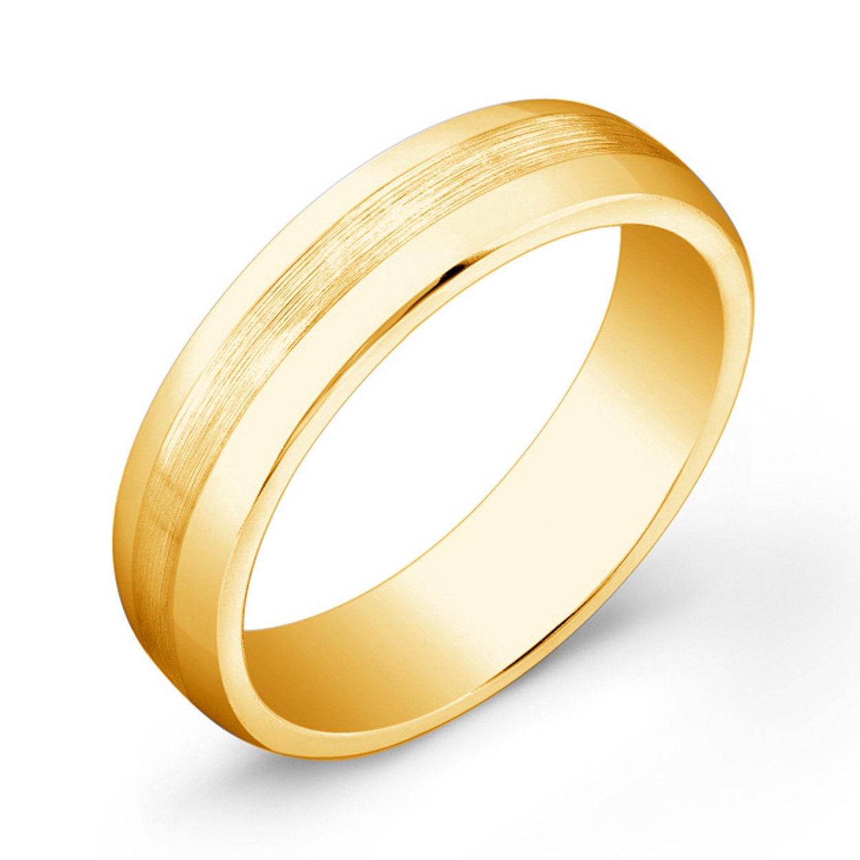 6MM BRUSHED CENTRE BAND