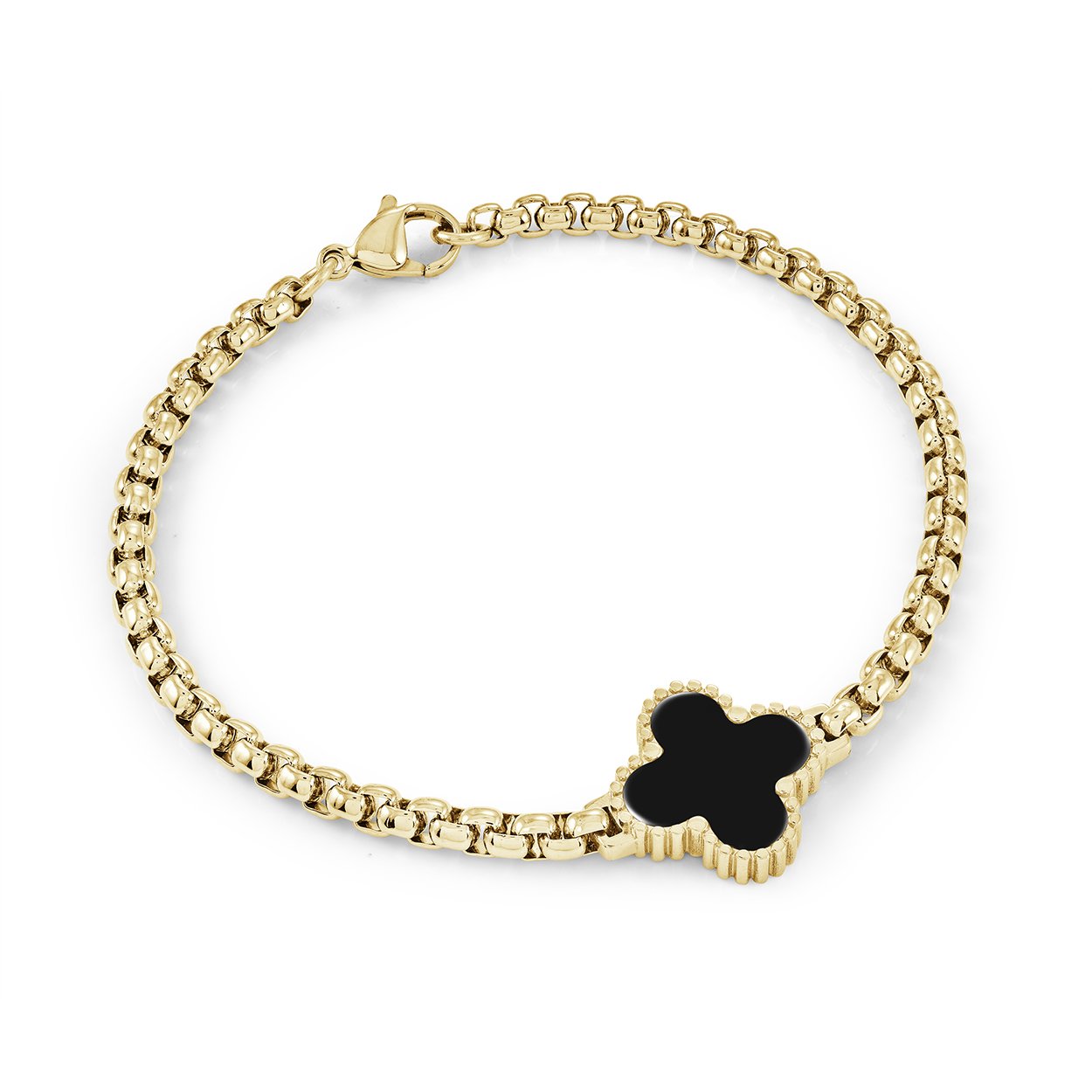 17MM-LUCKY-CLOVER BRACELET