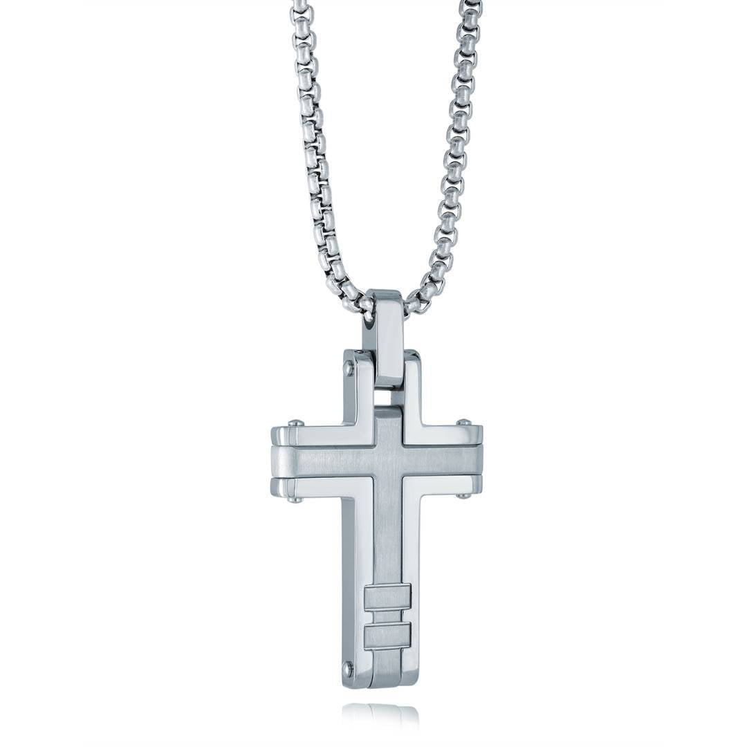 BRUSHED/POLISHED CROSS