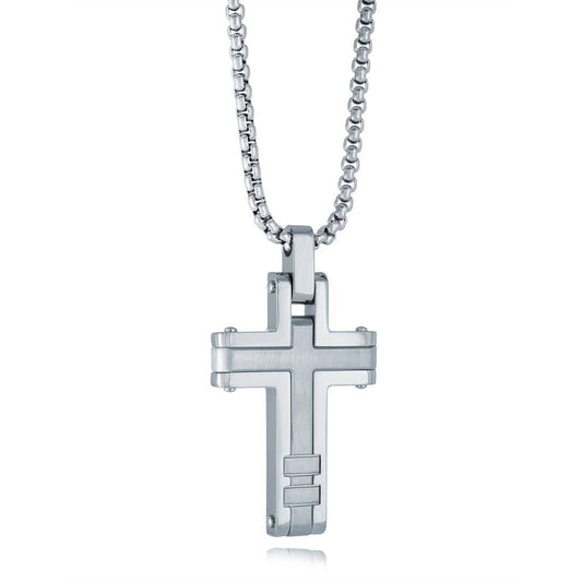 BRUSHED/POLISHED CROSS
