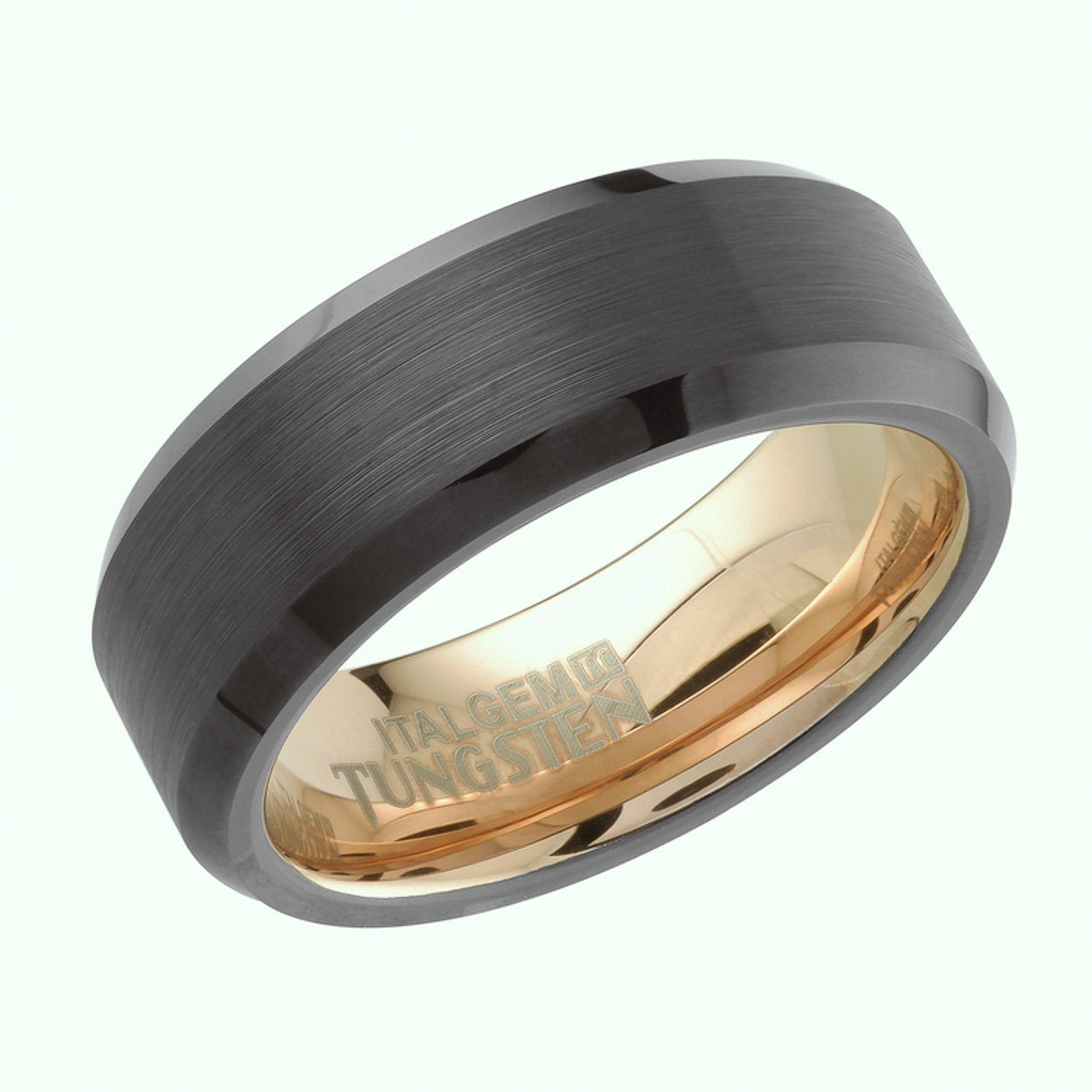 7.5MM INLAY TUNGSTEN BAND