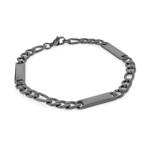 6MM ENGRAVABLE FIGARO BRACELET
