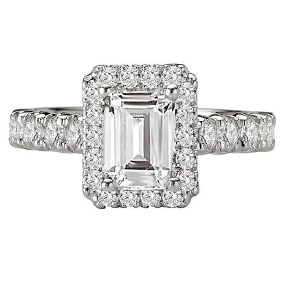 Halo Semi-mount Diamond Ring