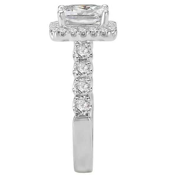 Halo Semi-mount Diamond Ring