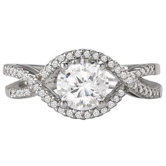 Classic Semi-Mount Diamond Ring