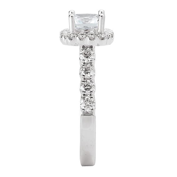 Halo Semi-Mount Diamond Ring