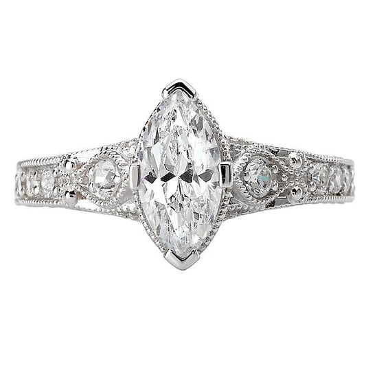 Vintage Semi-Mount Diamond Ring