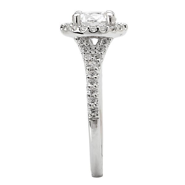 Halo Semi-Mount Diamond Ring