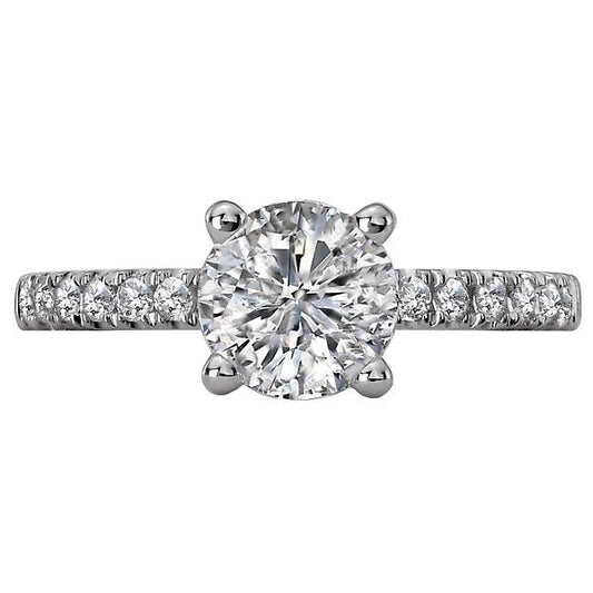 Diamond Semi-mount Engagement Ring