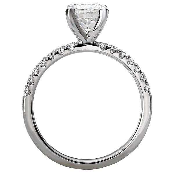 Diamond Semi-mount Engagement Ring