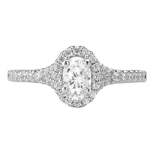 Diamond Engagement Ring w/ Center