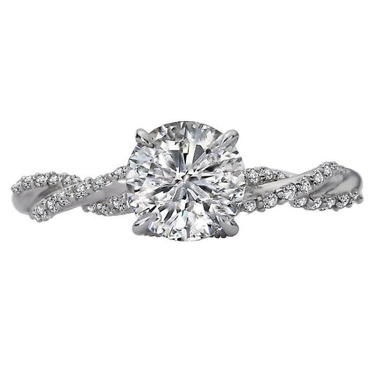 Classic Semi-Mount Diamond Ring