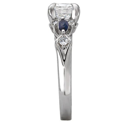 Classic Semi-Mount Diamond Ring