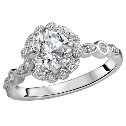 Classic Semi-Mount Diamond Ring