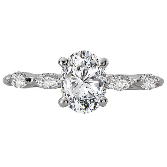 Classic Semi-Mount Diamond Ring