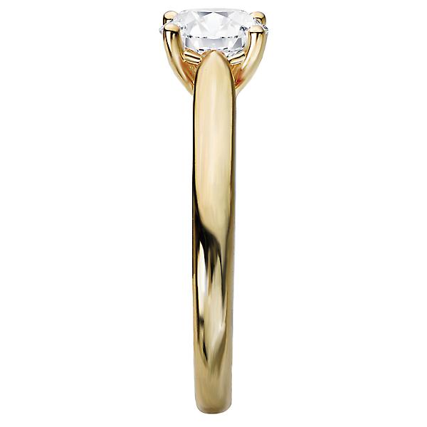 Solitaire Semi-Mount Diamond Ring