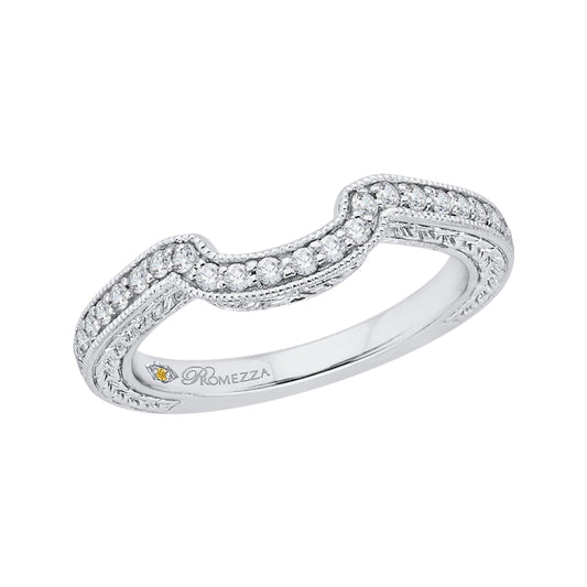 Round Diamond Wedding Band