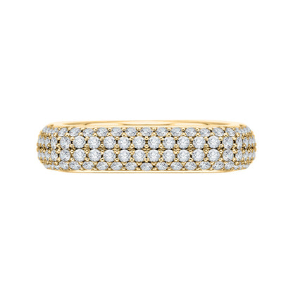 18K Yellow Gold Full Eternity Diamond Fashion Band