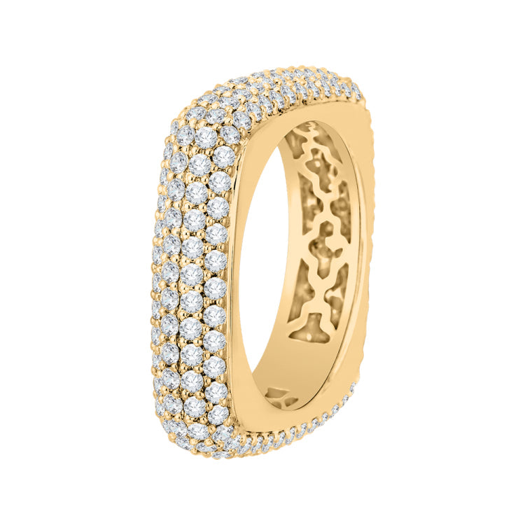 18K Yellow Gold Full Eternity Diamond Fashion Band