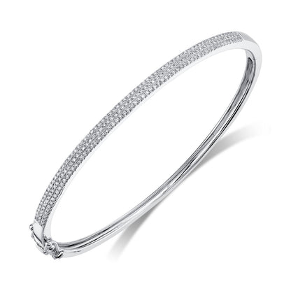 0.52CT DIAMOND PAVE BANGLE