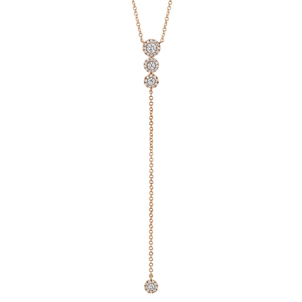 0.29CT DIAMOND LARIAT NECKLACE