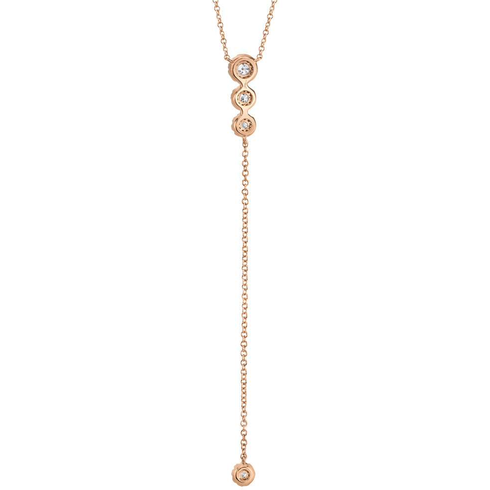 0.29CT DIAMOND LARIAT NECKLACE