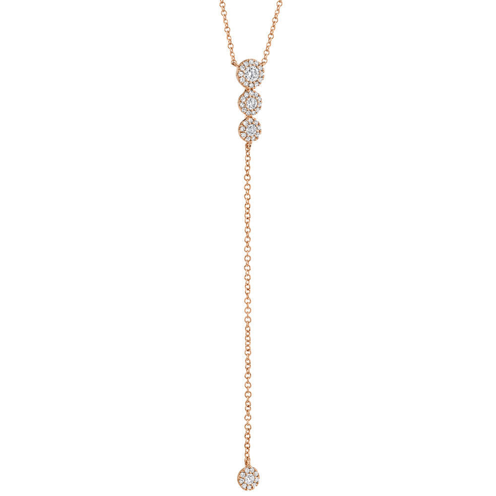 0.29CT DIAMOND LARIAT NECKLACE