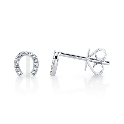 Oakley 0.06 Ct. Diamond Horseshoe Stud Earring