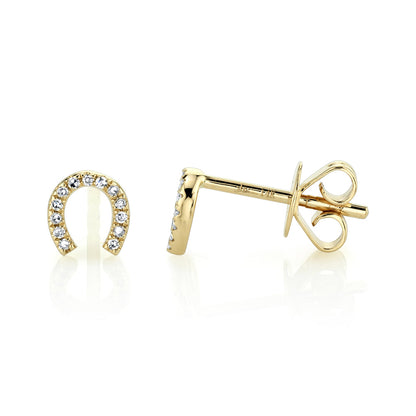 Oakley 0.06 Ct. Diamond Horseshoe Stud Earring