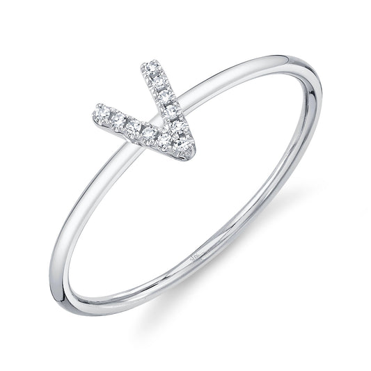 0.04CT DIAMOND RING - INITIAL V