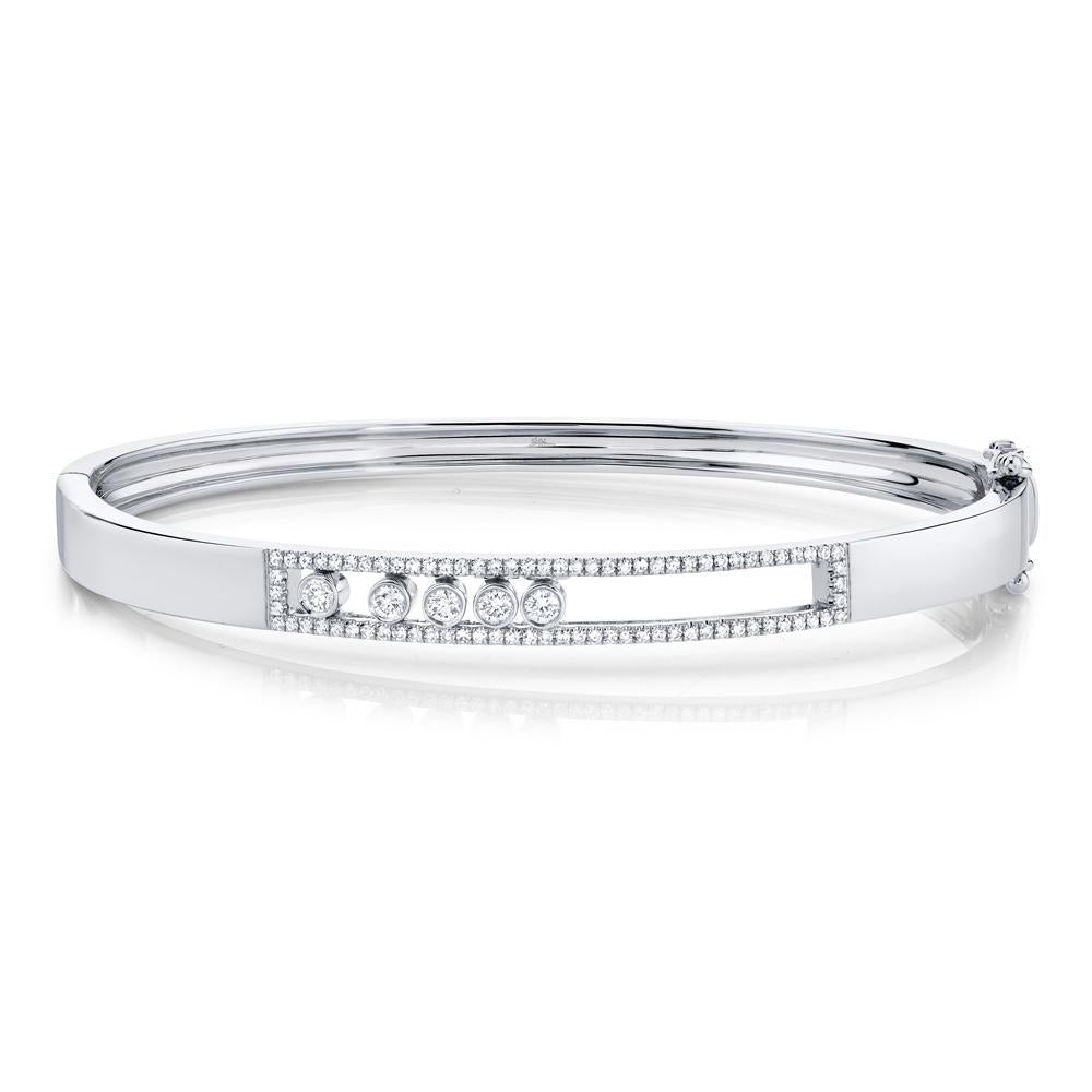 0.42CT DIAMOND SLIDER BANGLE