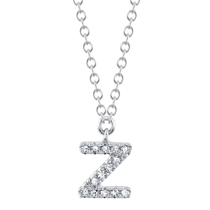 0.04CT DIAMOND NECKLACE - INITIAL Z